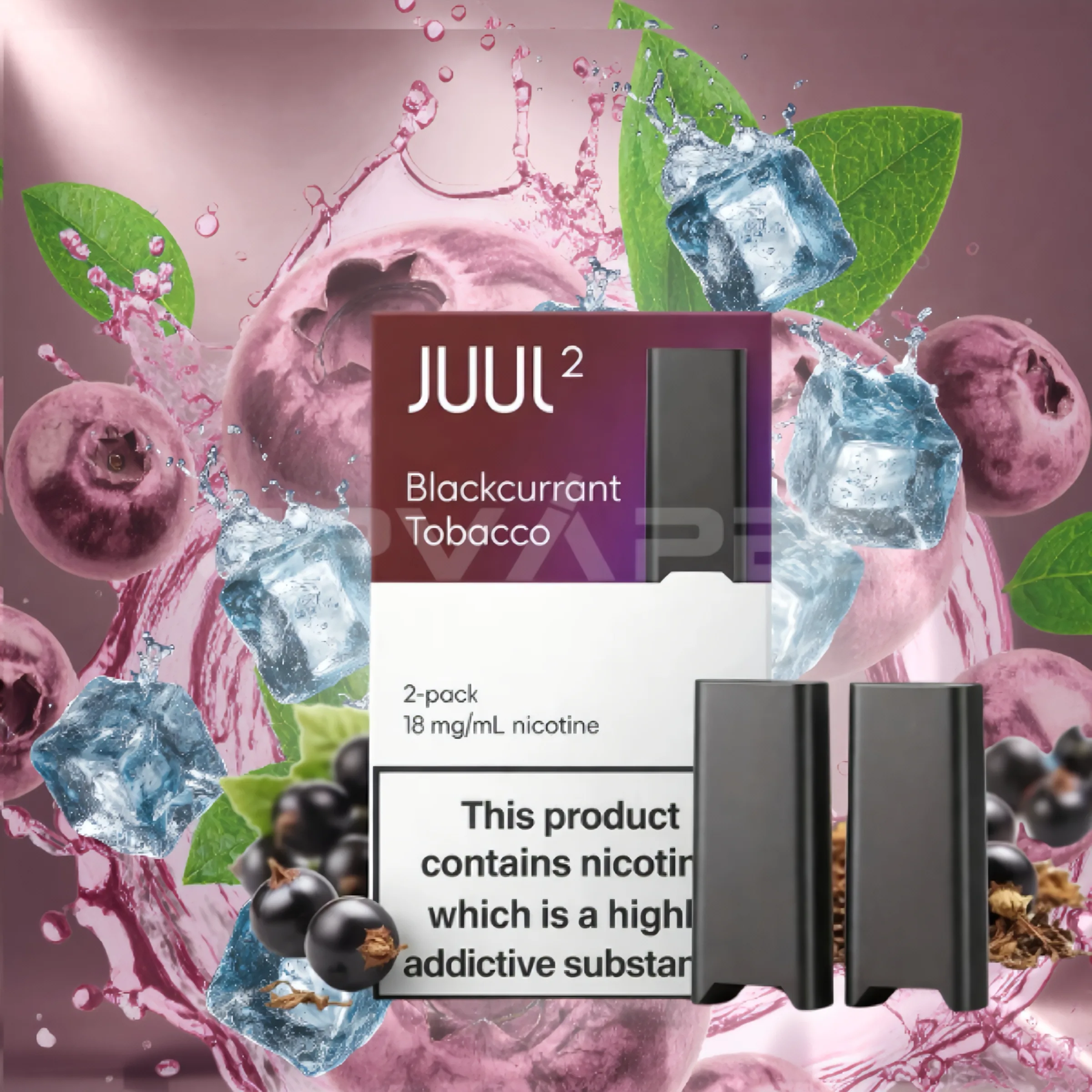 JUUL2 Pods Blackcurrant Tobacco (Pack of 2)