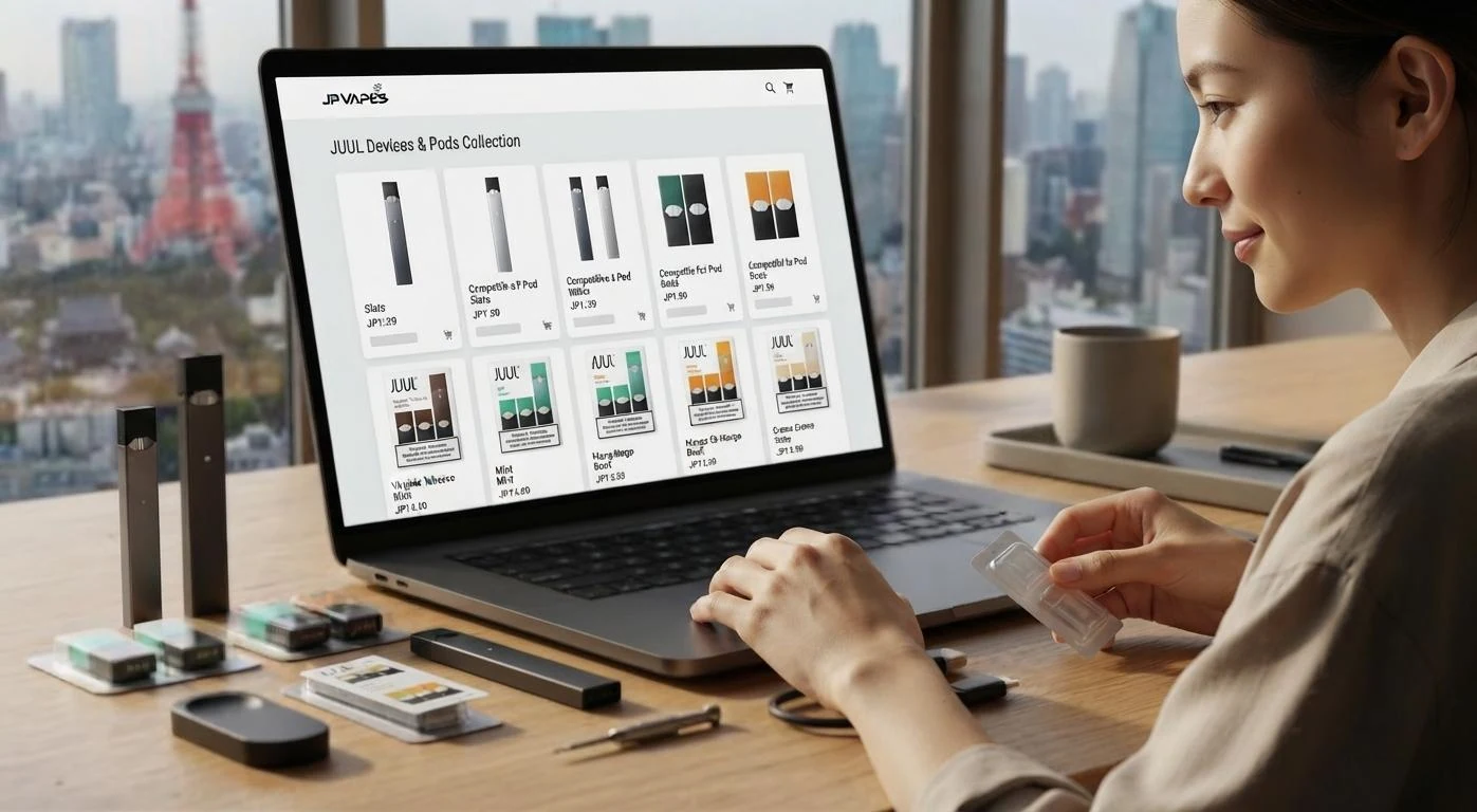 JUUL devices, compatible pods and vape accessories for shoppers in Japan
